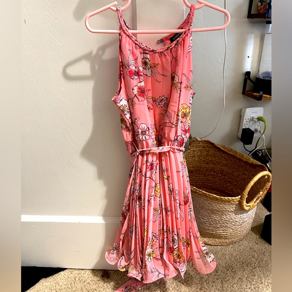 Pink Floral Dress